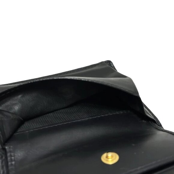 PRADA - Black Leather Bifold Wallet 197-051025 - Picture 4 of 5